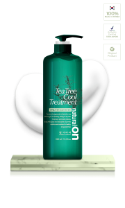 Daeng Gi Meo Ri Natural on Tea Tree Cool Treatment condiitoner untuk rambut kasar, kering dan kusut