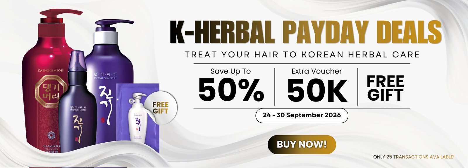 K-HERBAL PAYDAY DEALS DGMR SEPTEMBER